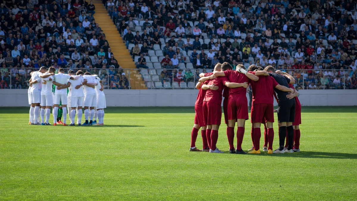 Spelmoment från en fotbollsmatch i Serie A.